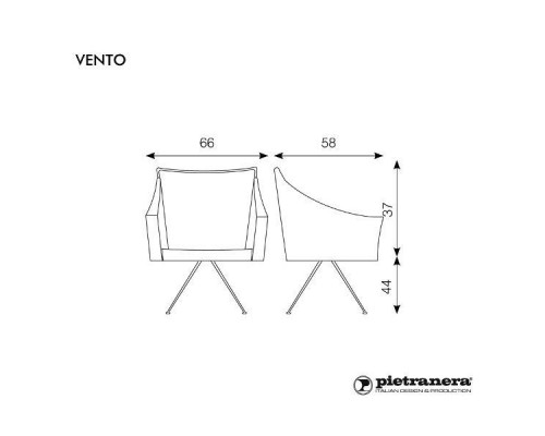 Кресло для ожидания VENTO